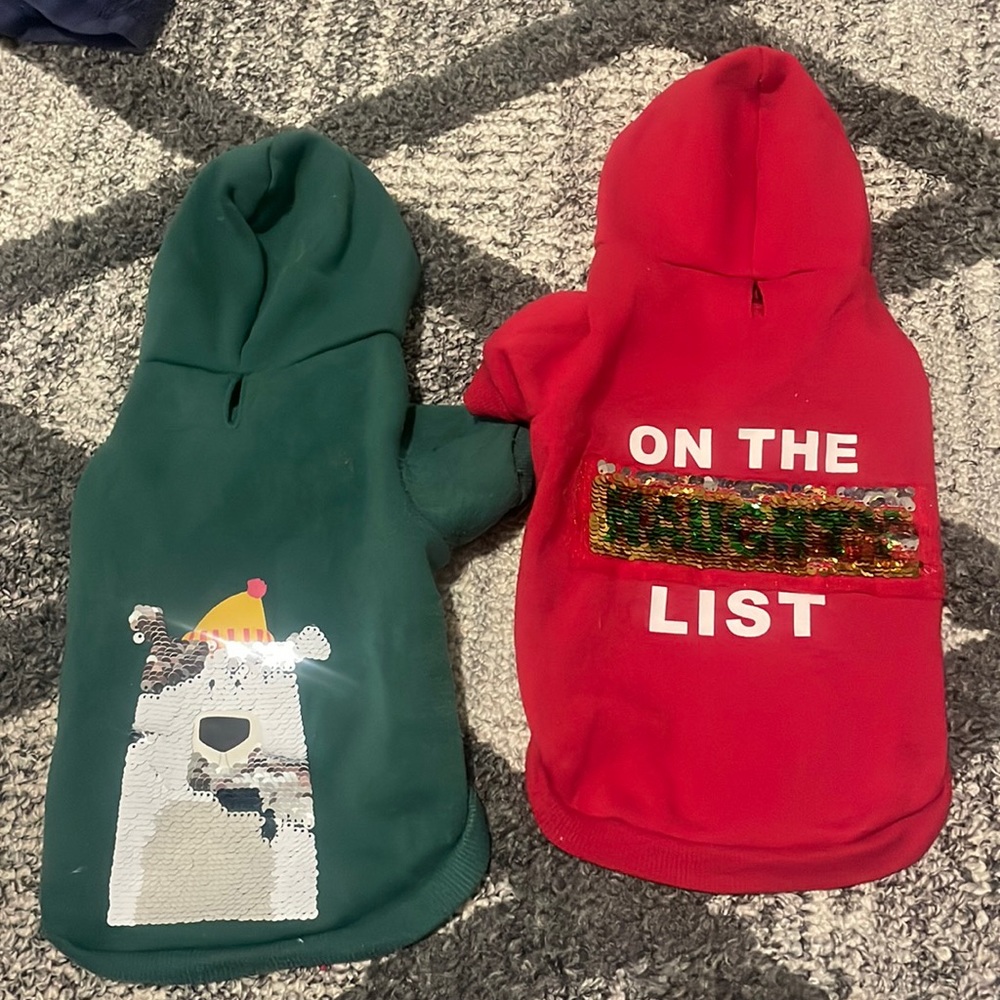Dog christmas hoodies